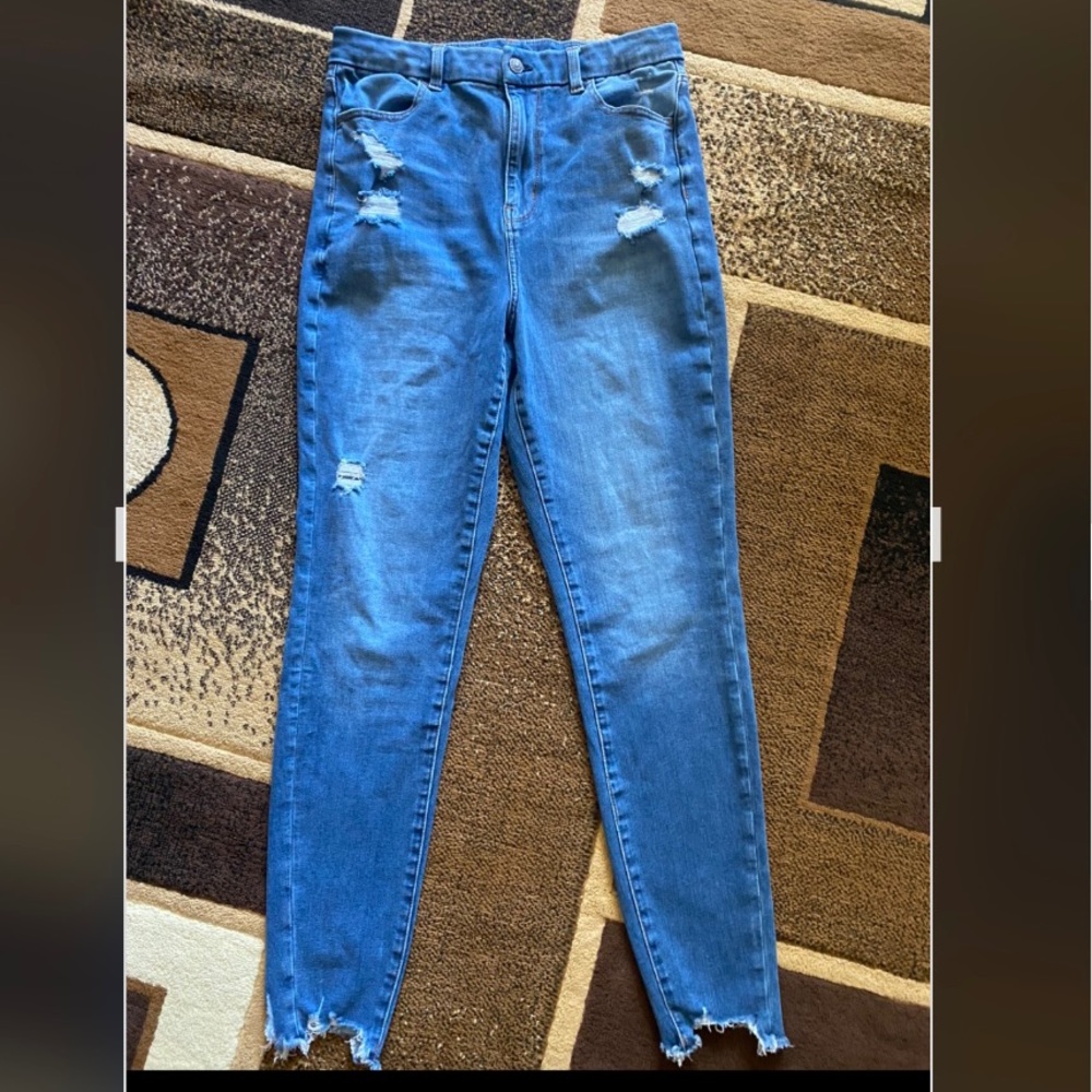 American Eagle Curvy Highest Rise Jegging. Size 12 Xlong.